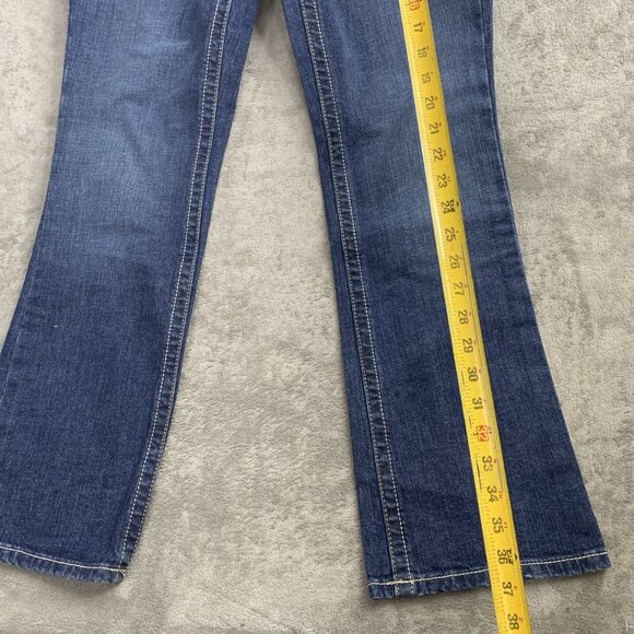 Ariat Jeans Women 28S FR Mid Rise Boot Cut Work Chore Horse Farm Cowgirl Western - Picture 4 of 14